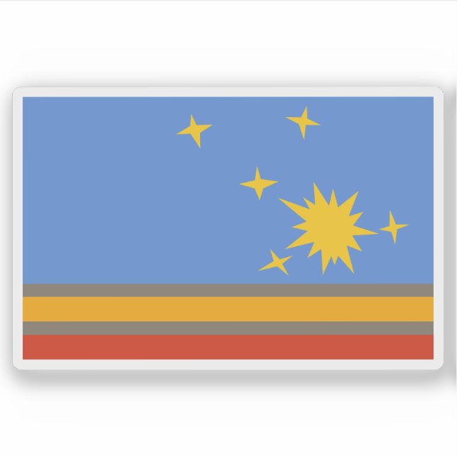 Flag of Adolfo Gonzáles Chaves Partido partido Sticker (Front)