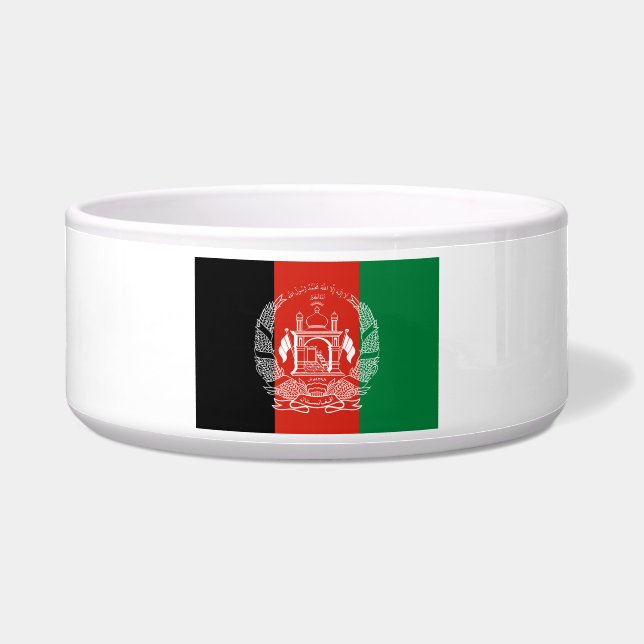 Flag of Afghanistan Bowl (Front)