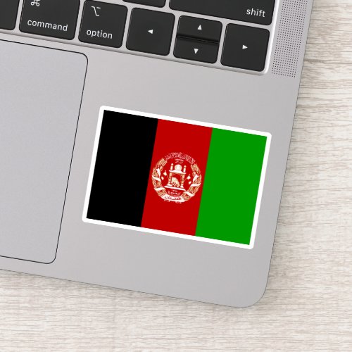 Flag of Afghanistan Sticker