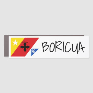 Flag of Aguada, Puerto Rico Car Magnet