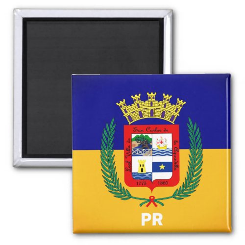 Flag of Aguadilla Puerto Rico Magnet