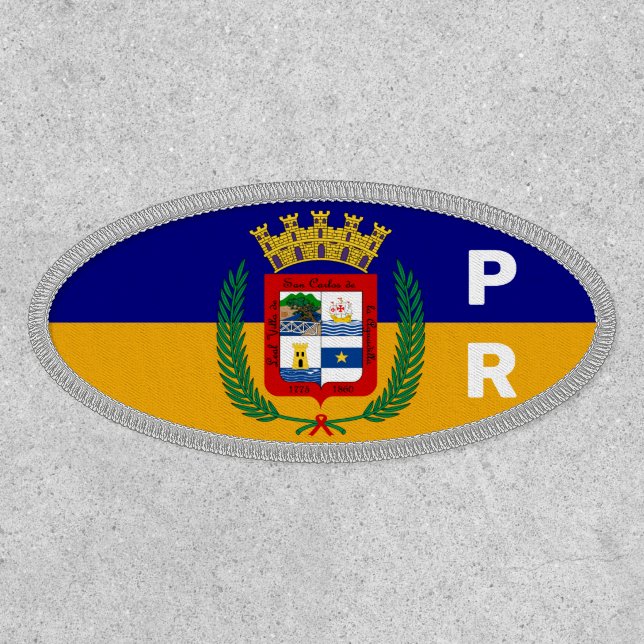 Flag of Aguadilla, Puerto Rico Patch (Front)