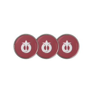 Flag of Aichi Prefecture, Japan Golf Ball Marker