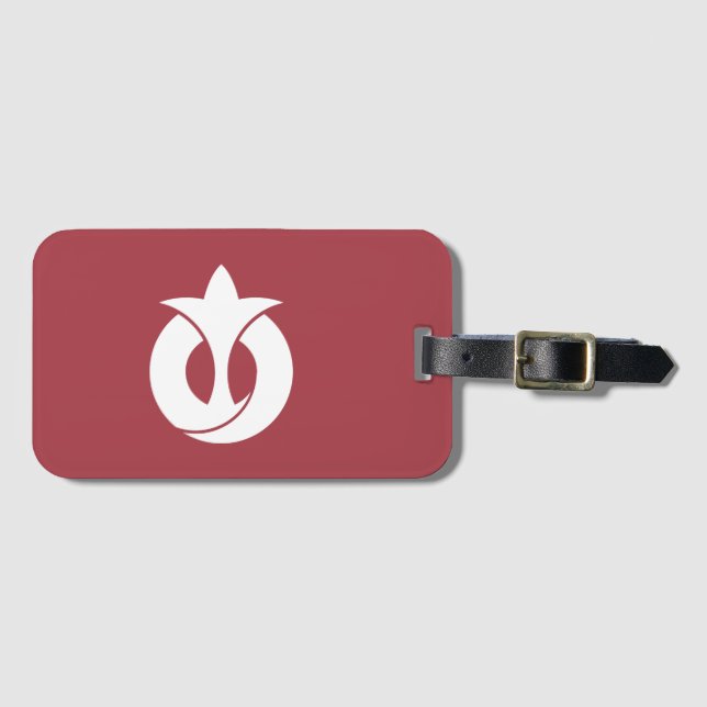 Flag of Aichi Prefecture, Japan Luggage Tag (Front Horizontal)