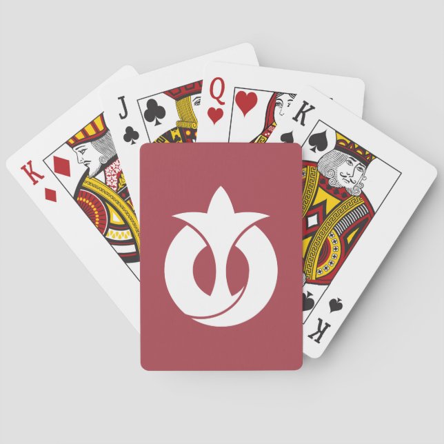 Flag of Aichi Prefecture, Japan Poker Cards (Back)