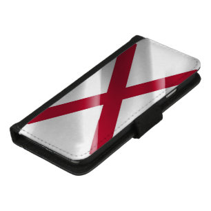 Flag of Alabama - iPhone 8/7 Wallet Case