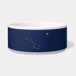 Flag of Alaska Bowl<br><div class="desc">This design features the flag of Alaska, which is a state in the northwestern extremity of the United States West Coast, just across the Bering Strait from Asia. An exclave of the United States, it borders the Canadian province of British Columbia and territory of Yukon to the east and southeast...</div>