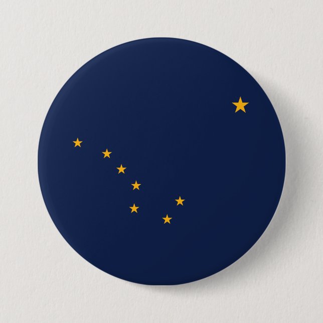 Flag of Alaska Button (Front)