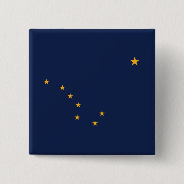 Flag of Alaska Button (Front)