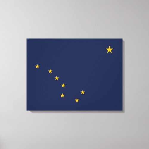 Flag of Alaska Canvas Print