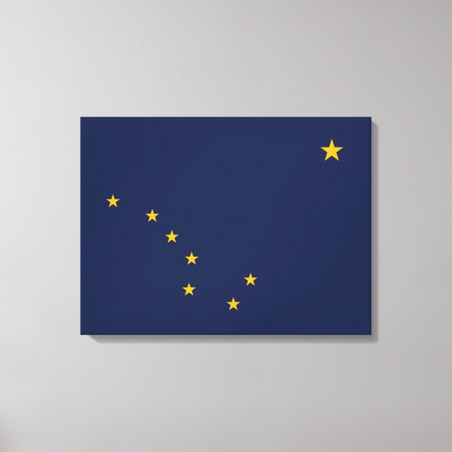 Flag of Alaska Canvas Print (Front)