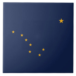 Flag of Alaska Ceramic Tile