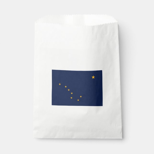 Flag of Alaska Favor Bag (Front)