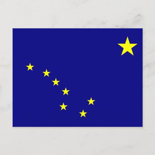 Flag of Alaska Postcard