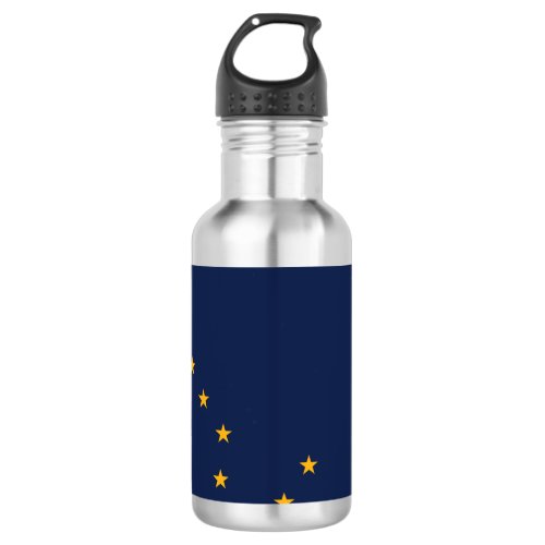 Flag of Alaska Stainless Steel Water Bottle
