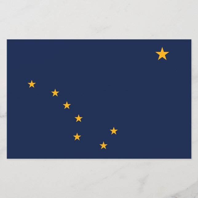 Flag of Alaska Stationery (Front)