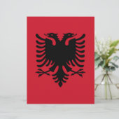 Flag of Albania (Standing Front)