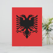 Flag of Albania (Standing Front)