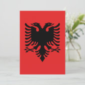 Flag of Albania (Standing Front)