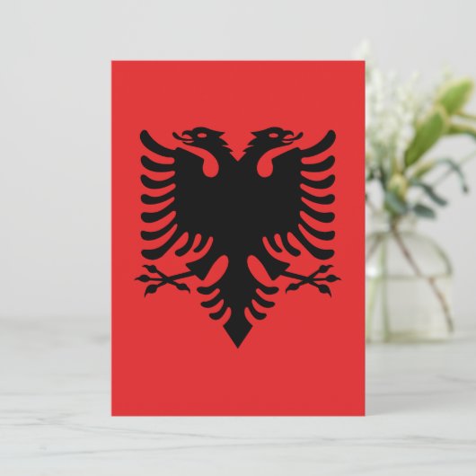 Flag of Albania (Standing Front)