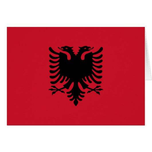 Flag of Albania (Front Horizontal)