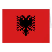 Flag of Albania (Front Horizontal)