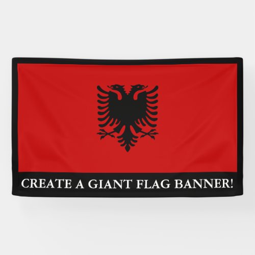 Flag of Albania Banner