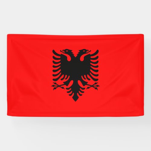 Flag of Albania Banner