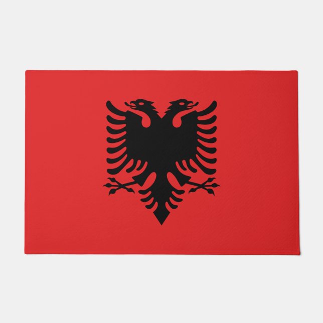 Flag of Albania Doormat (Front)