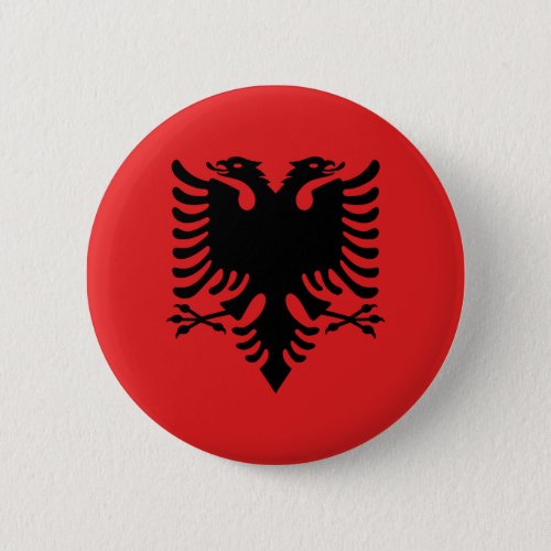 Flag of Albania _ Flamuri i Shqipris Pinback Button
