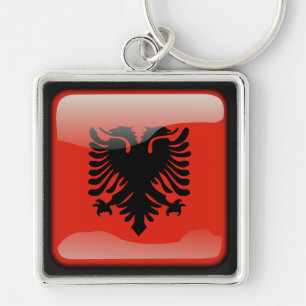 Flag of Albania Keychain