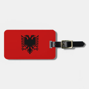 Flag of Albania Luggage Tag