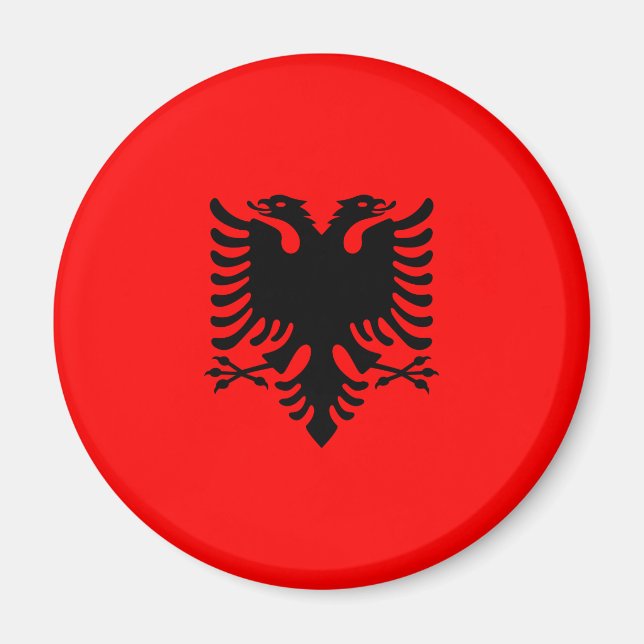 Flag of Albania Magnet (Front)