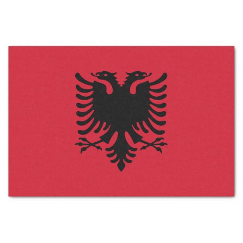 Flag of Albania Tissue Paper