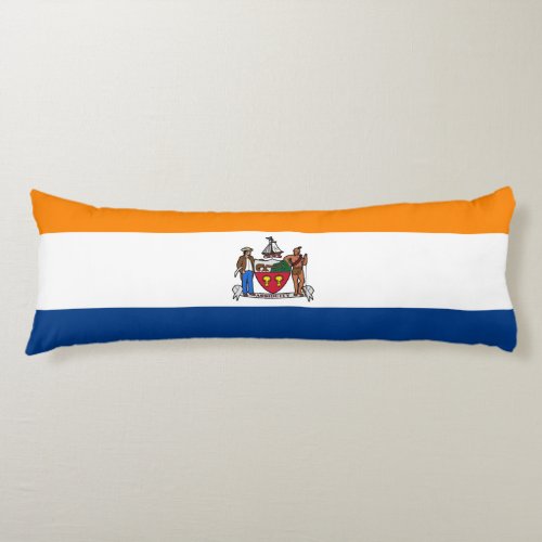 Flag of Albany New York Body Pillow