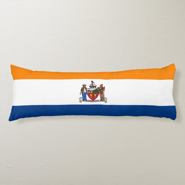 Flag of Albany, New York Body Pillow (Front)