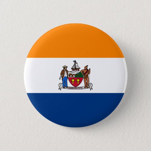 Flag of Albany New York Button