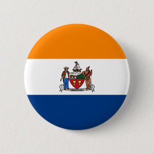 Flag of Albany, New York Button