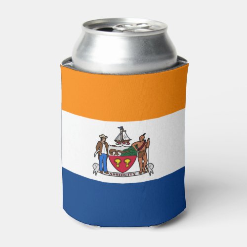 Flag of Albany New York Can Cooler