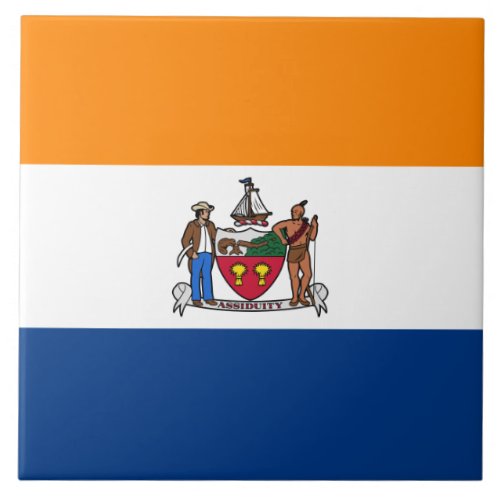 Flag of Albany New York Ceramic Tile