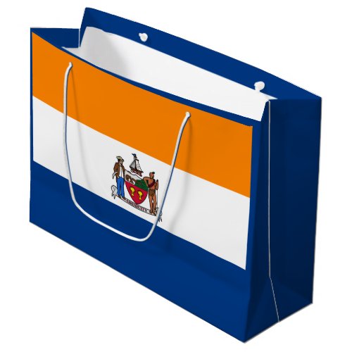 Flag of Albany New York Large Gift Bag