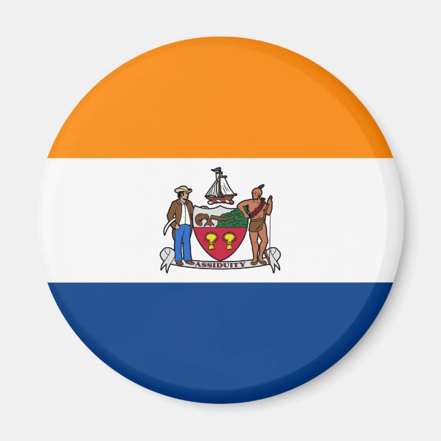 Flag of Albany, New York Magnet (Front)