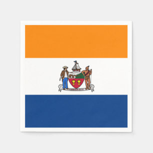Flag of Albany, New York Napkins