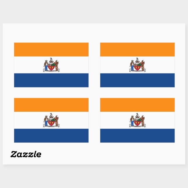 Flag of Albany, New York Rectangular Sticker (Sheet)