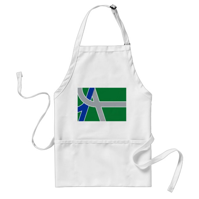 Flag of Albany, Oregon Adult Apron (Front)