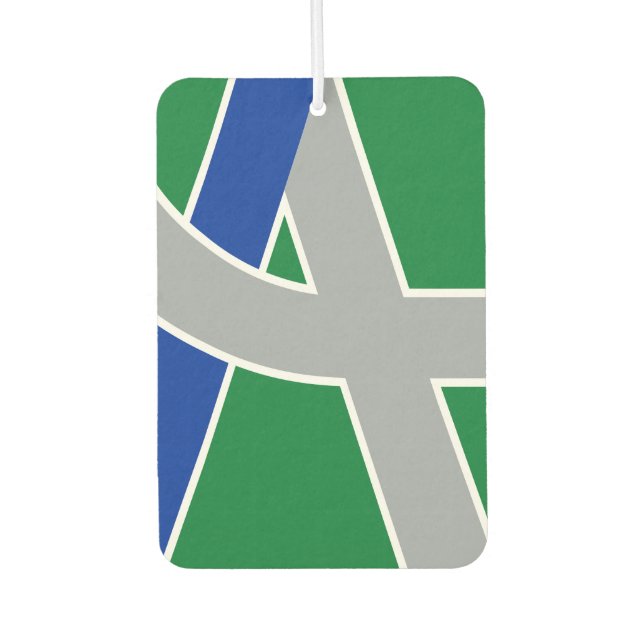 Flag of Albany, Oregon Air Freshener (Front)