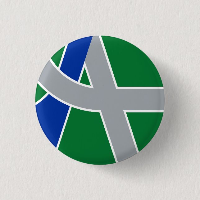 Flag of Albany, Oregon Button (Front)