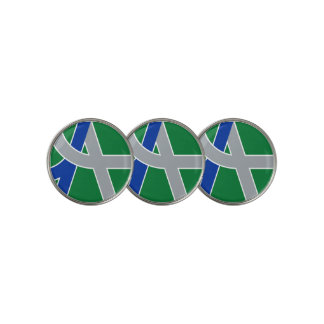 Flag of Albany, Oregon Golf Ball Marker