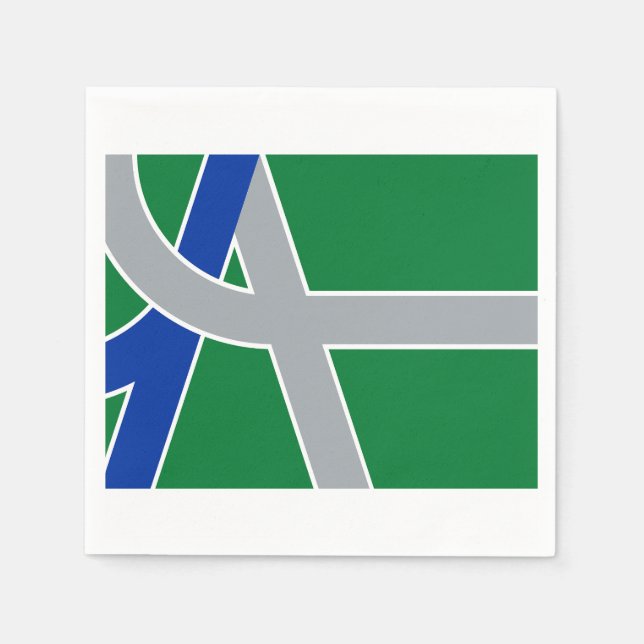 Flag of Albany, Oregon Napkins (Front)