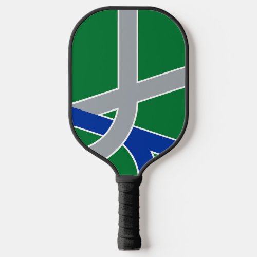 Flag of Albany Oregon Pickleball Paddle